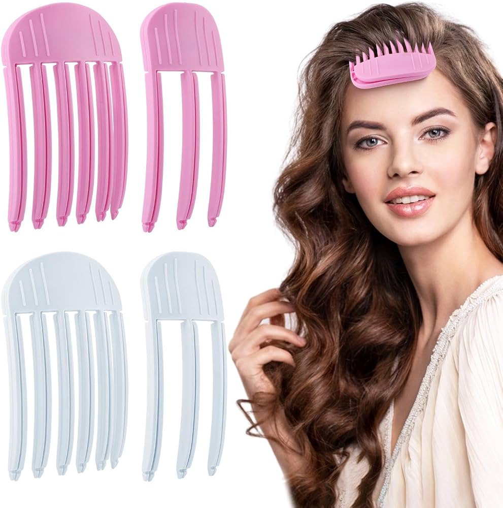4Pcs Hair Volume Clips,Volumizing Hairs Clips for Fluffy Bangs,Heatless Quick Hairstye Tools,Volu... | Amazon (US)