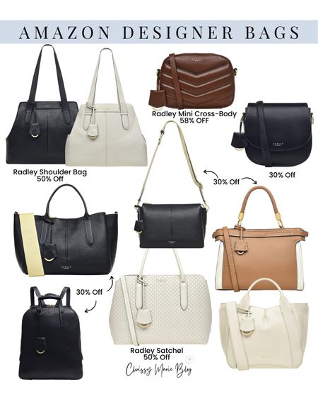 Amazon fashion / Amazon handbags / designer handbags / Radley London / Radley Handbags / neutral handbags / fall handbags

#LTKstyletip #LTKsalealert #LTKSeasonal