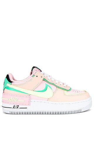Air Force 1 Shadow Sneaker in Arctic Punch, Barely Volt, & Crimson Tint | Revolve Clothing (Global)