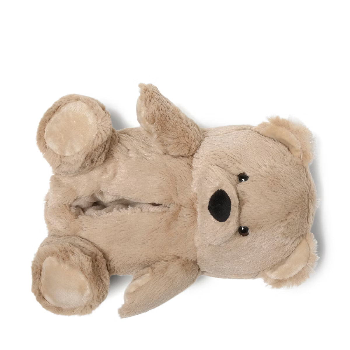 Cozyfoams Women's Overstuffed Bear Closed Back Slipper - Latte Bear Size M | Target