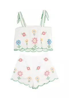 Girls 7-16 Floral Printed Top and Shorts Set | Belk