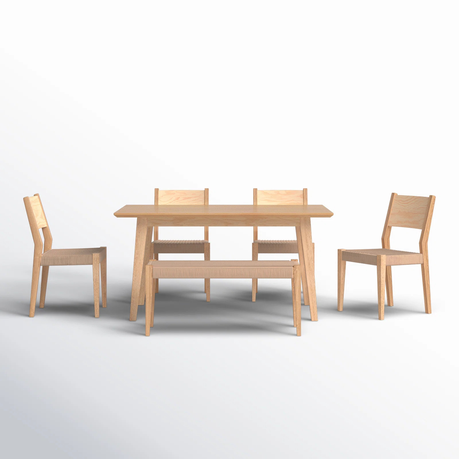Alistair 6 - Person Solid Wood Dining Set | Joss & Main