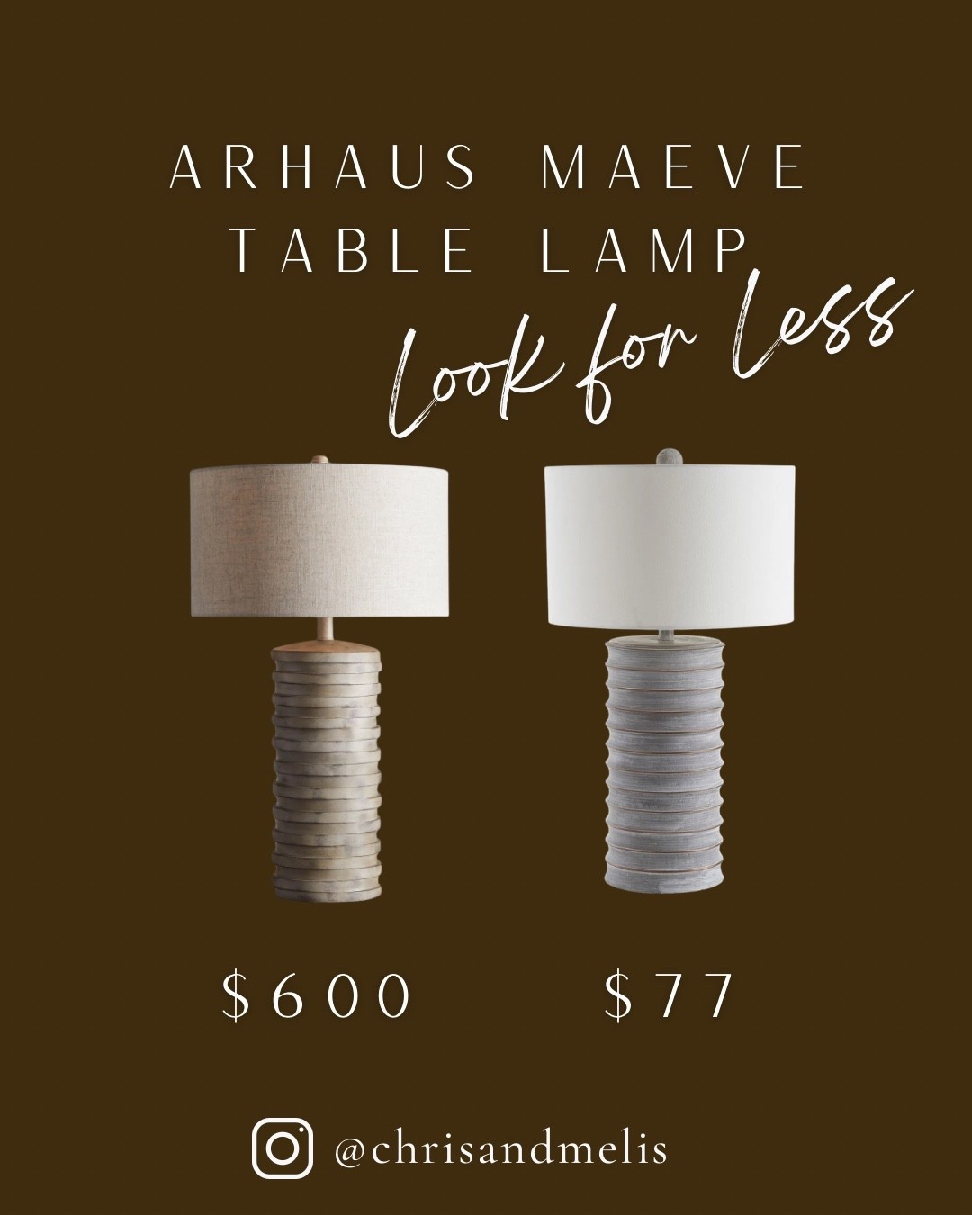 Found an amazing alternative
To the Arhaus Maeve table lamp! So pretty as a bedside table lamp or on a console table!

#LTKFindsUnder100 #LTKSaleAlert #LTKHome