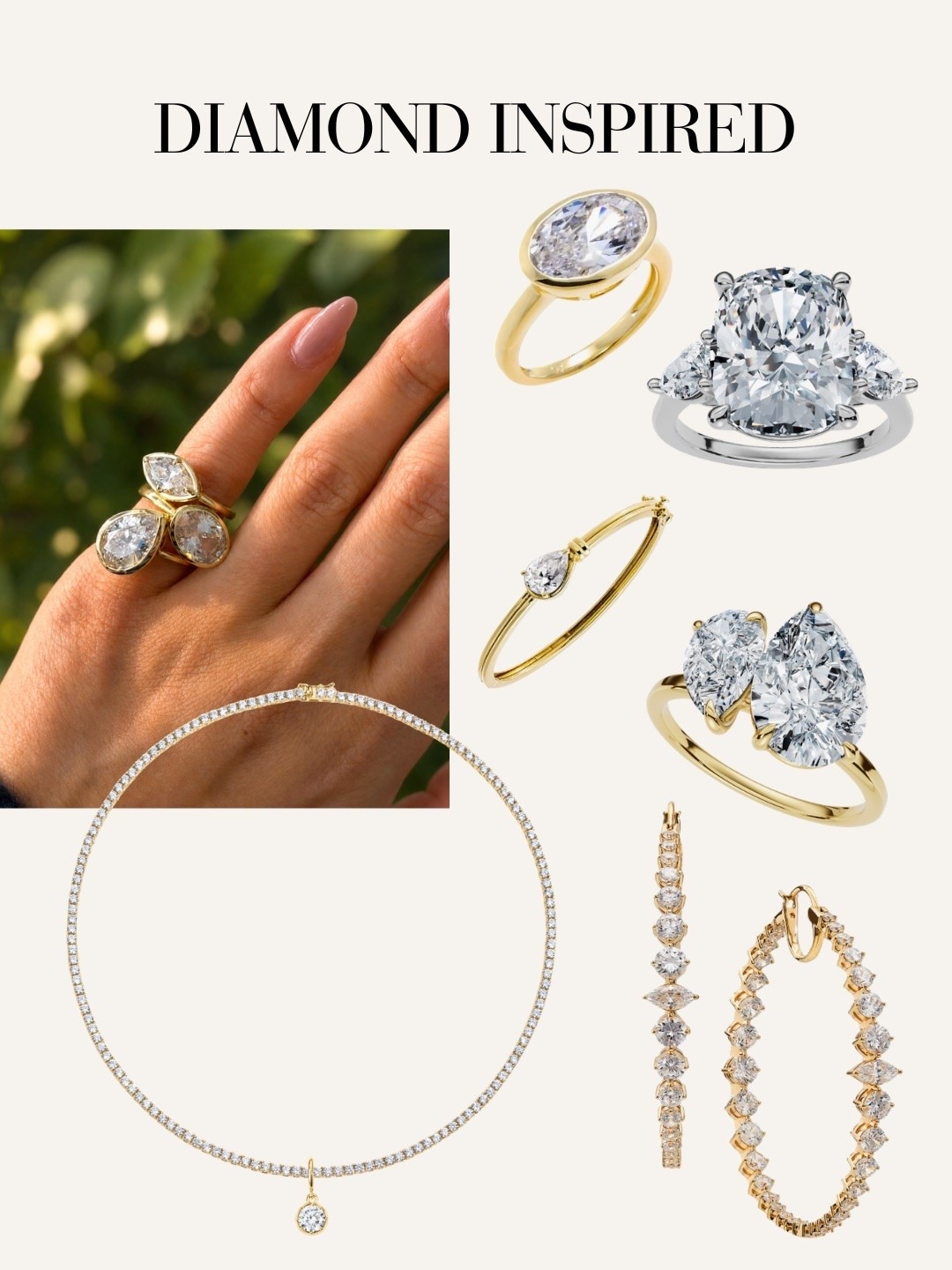 Diamond inspired trend! It girl pre-fall accessories
