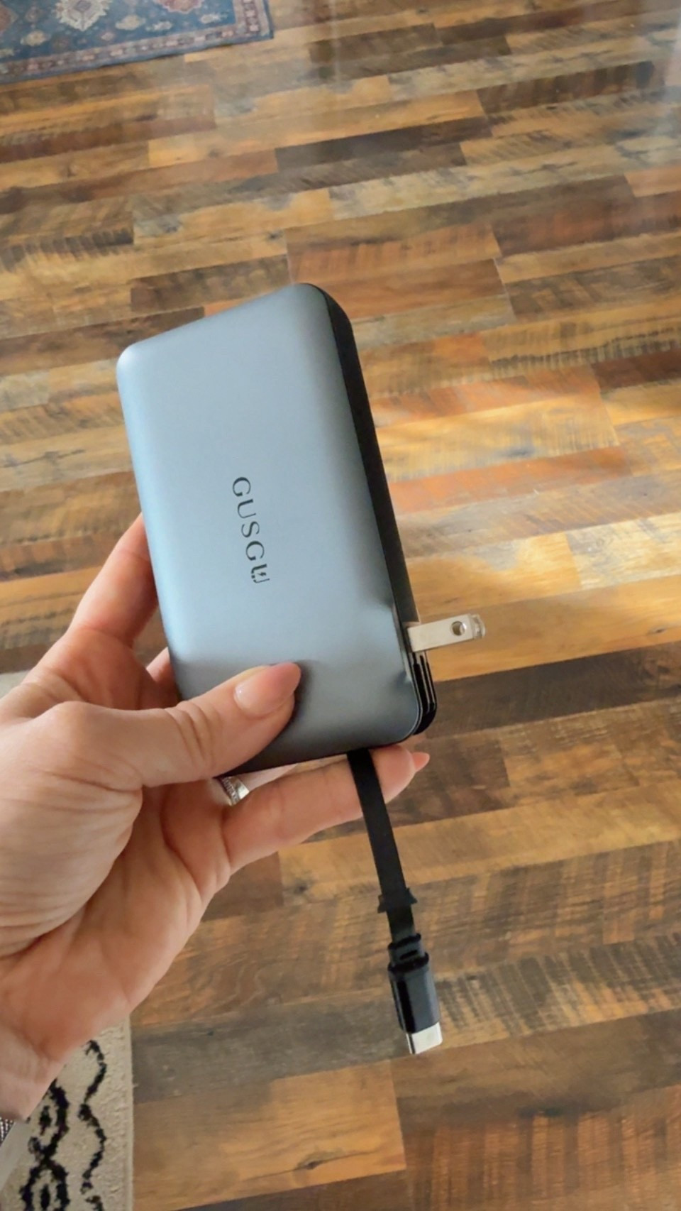 Super fast charger with a USB-C cord already attached!!! Plus you just plug it straight into the wall instead another cord to hunt down! Makes a great stocking stuffer! 

#LTKGiftGuide #LTKHoliday #LTKActive