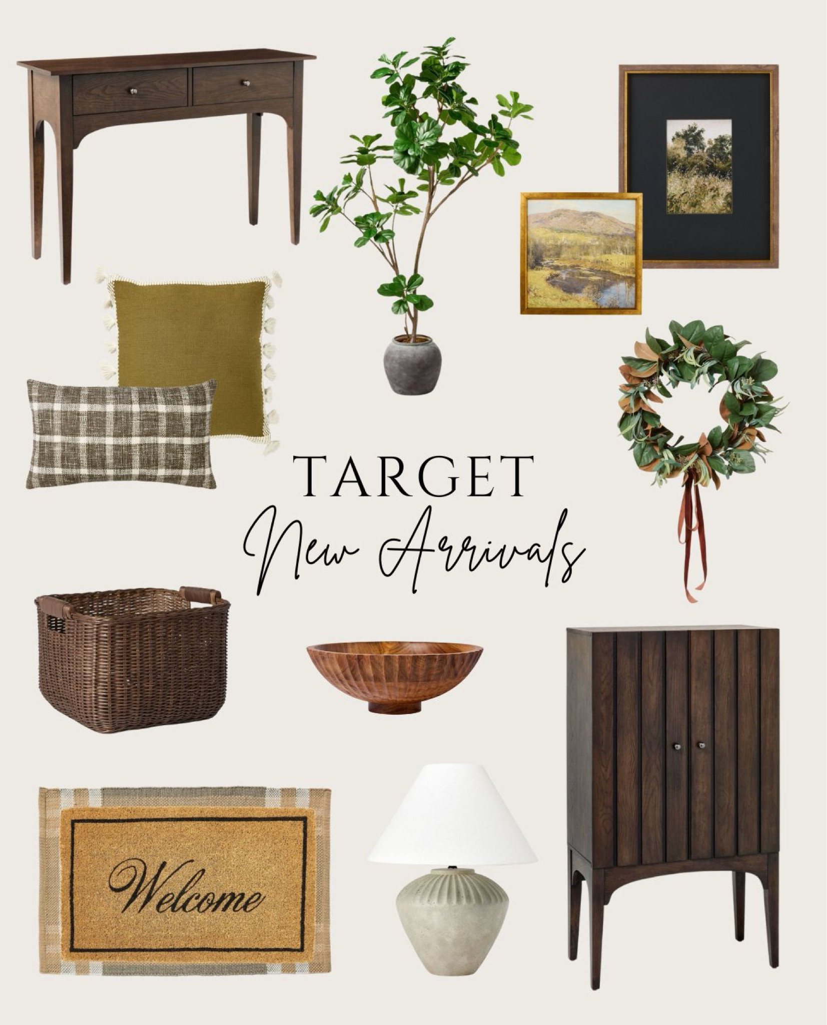 Target new home arrivals! Threshold x Studio McGee neutral decor 

#LTKSeasonal #LTKHome #LTKFindsUnder50