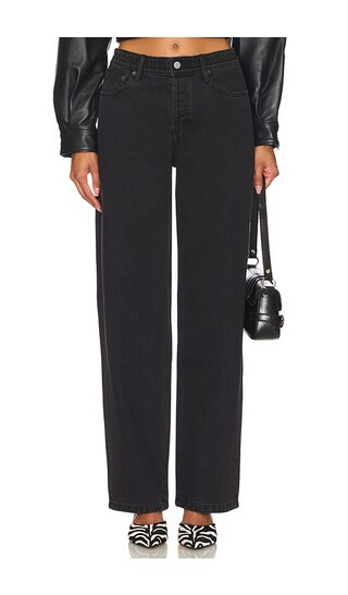 Still Here James Straight Leg in Black. - size 28 | Revolve Clothing (Global)