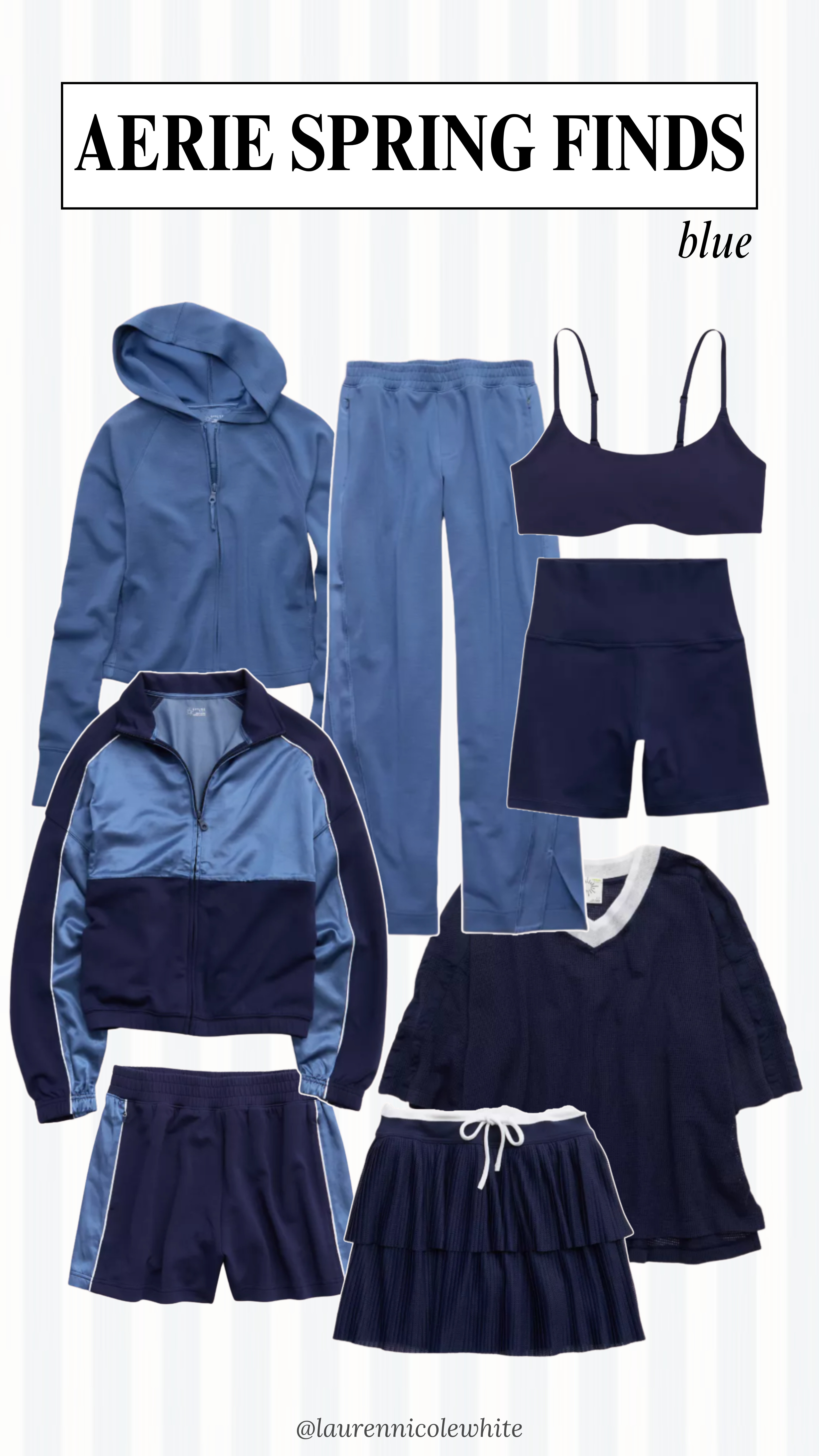 This new Aerie blue line has my heart 💙

Most of these items are on sale, don't miss out! 

 #LTKootd #LTKU #LTKSaleAlert