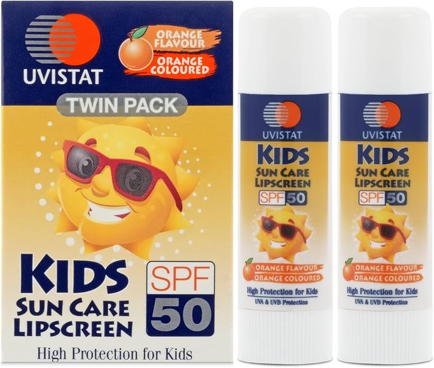 Uvistat Kids Sun Care Lipscreen | SPF50 | Moisturising Lip Balm for Kids | Prevent Dry and Chappe... | Amazon (UK)