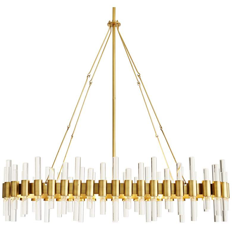 Arteriors Home Haskell 43" Wide Antique Brass Chandelier - #422Y0 | Lamps Plus | Lamps Plus