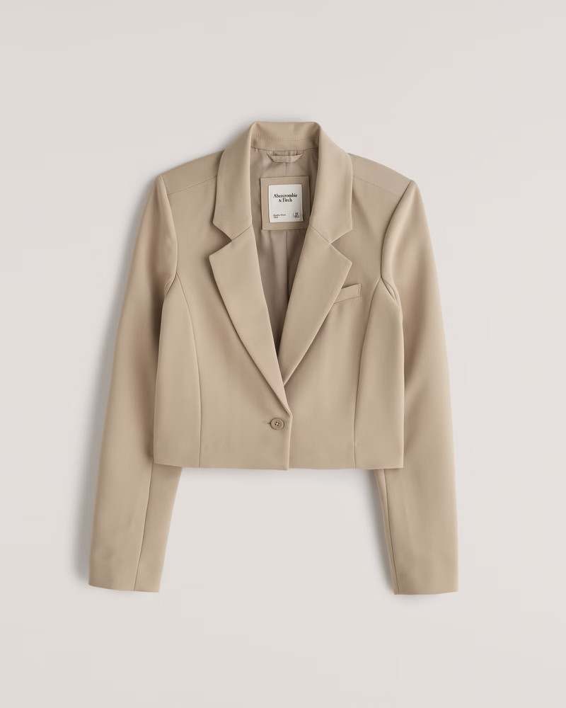 Cropped Blazer | Abercrombie & Fitch (US)