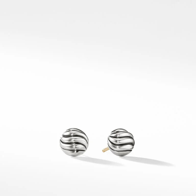 Sculpted Cable Stud Earrings | David Yurman