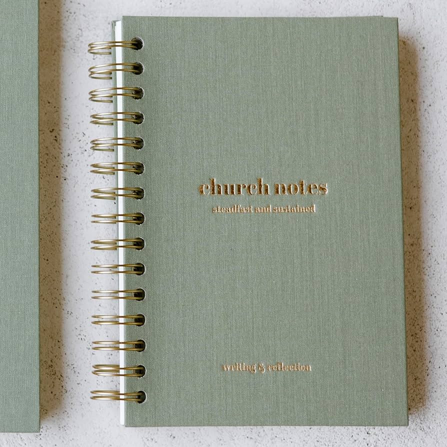 Steadfast and Sustained Church Notes Journal - Sermon & Podcast Christian Notebook - Guided Journ... | Amazon (US)
