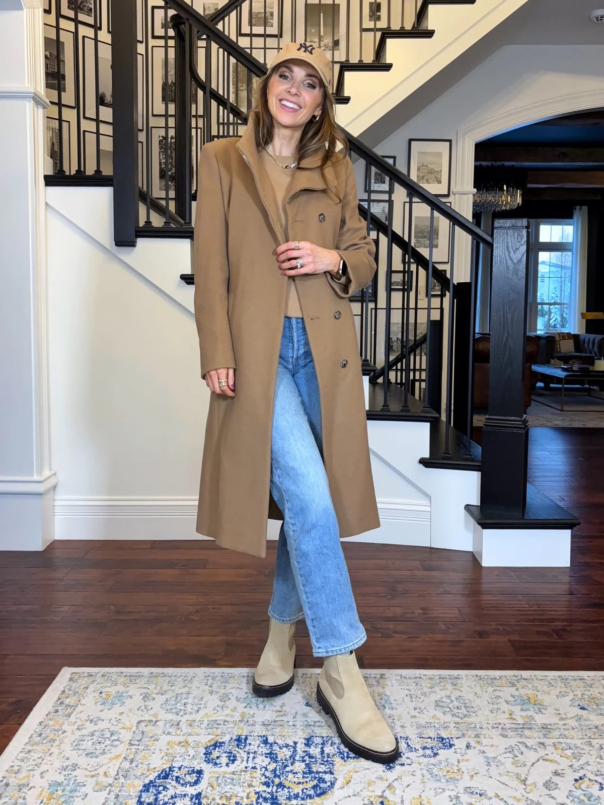 Winter style monochromatic tan look with baseball hat 

#LTKSeasonal #LTKStyleTip