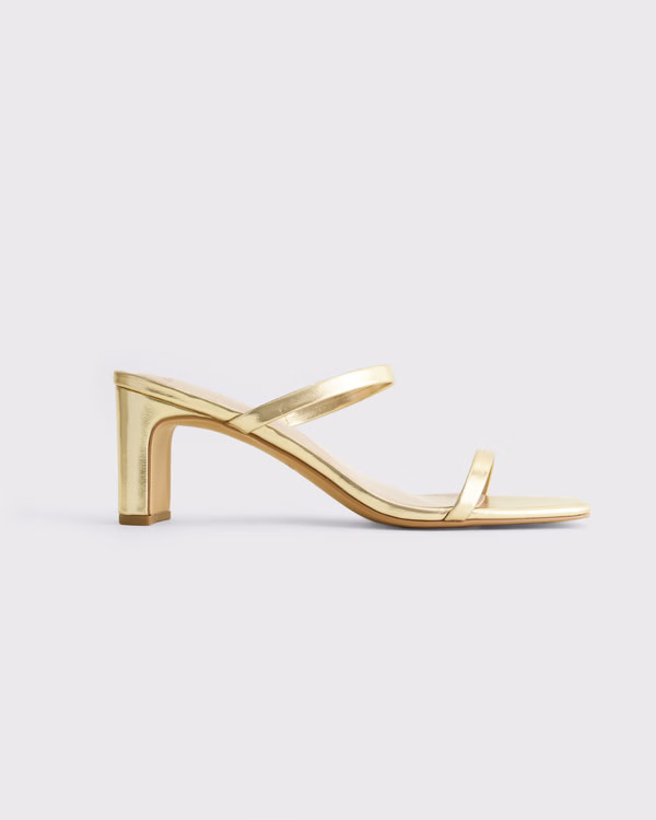 Double-Strap Heels | Abercrombie & Fitch (US)