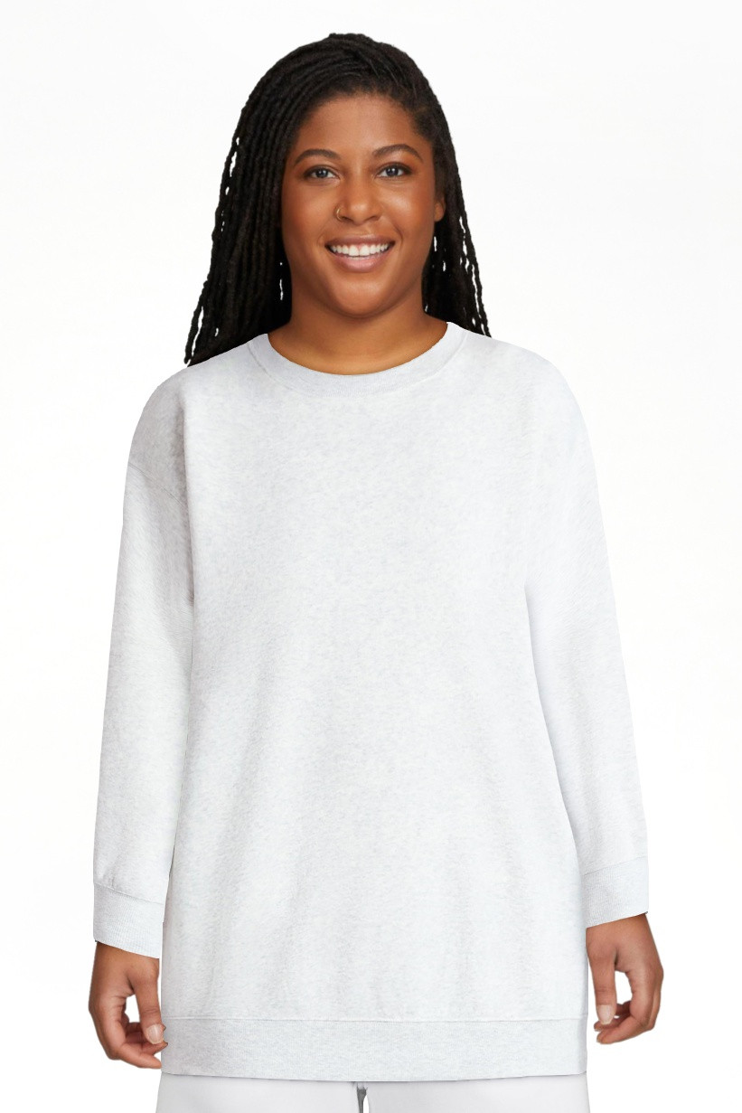 No Boundaries Fleece Oversized Sweatshirt with Long Sleeves, Women’s Sizes XXS-4X | Walmart (US)