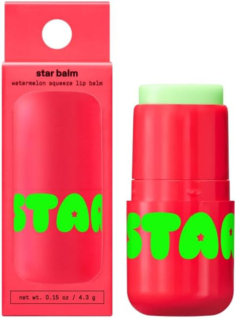 Starface Star Balm Watermelon Squeeze, Hydrating Lip Moisturizer with Shea Butter, Cocoa Butter, ... | Amazon (US)