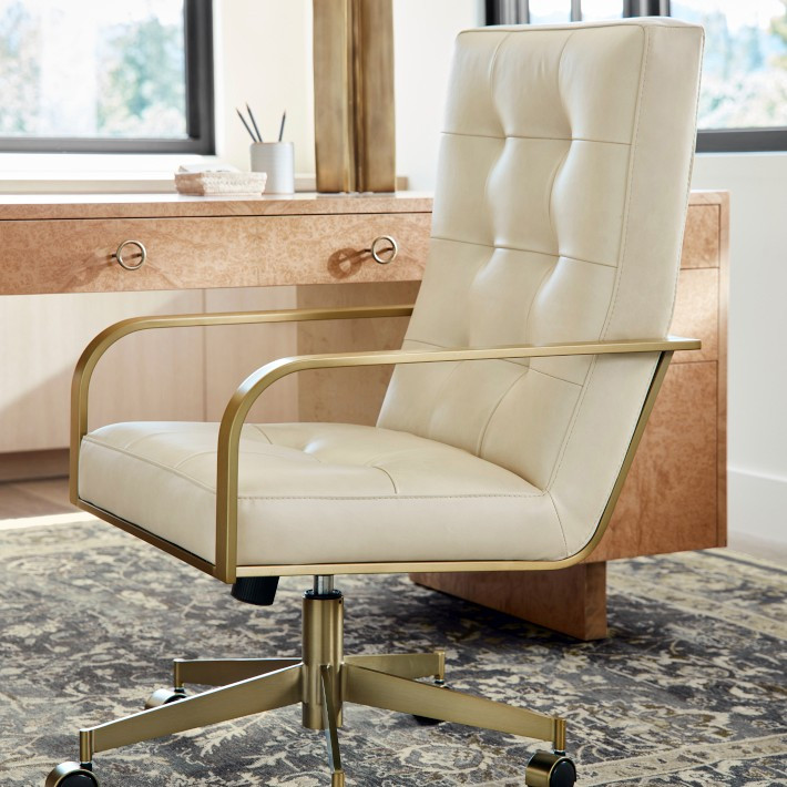 James Swivel Desk Chair | Williams-Sonoma