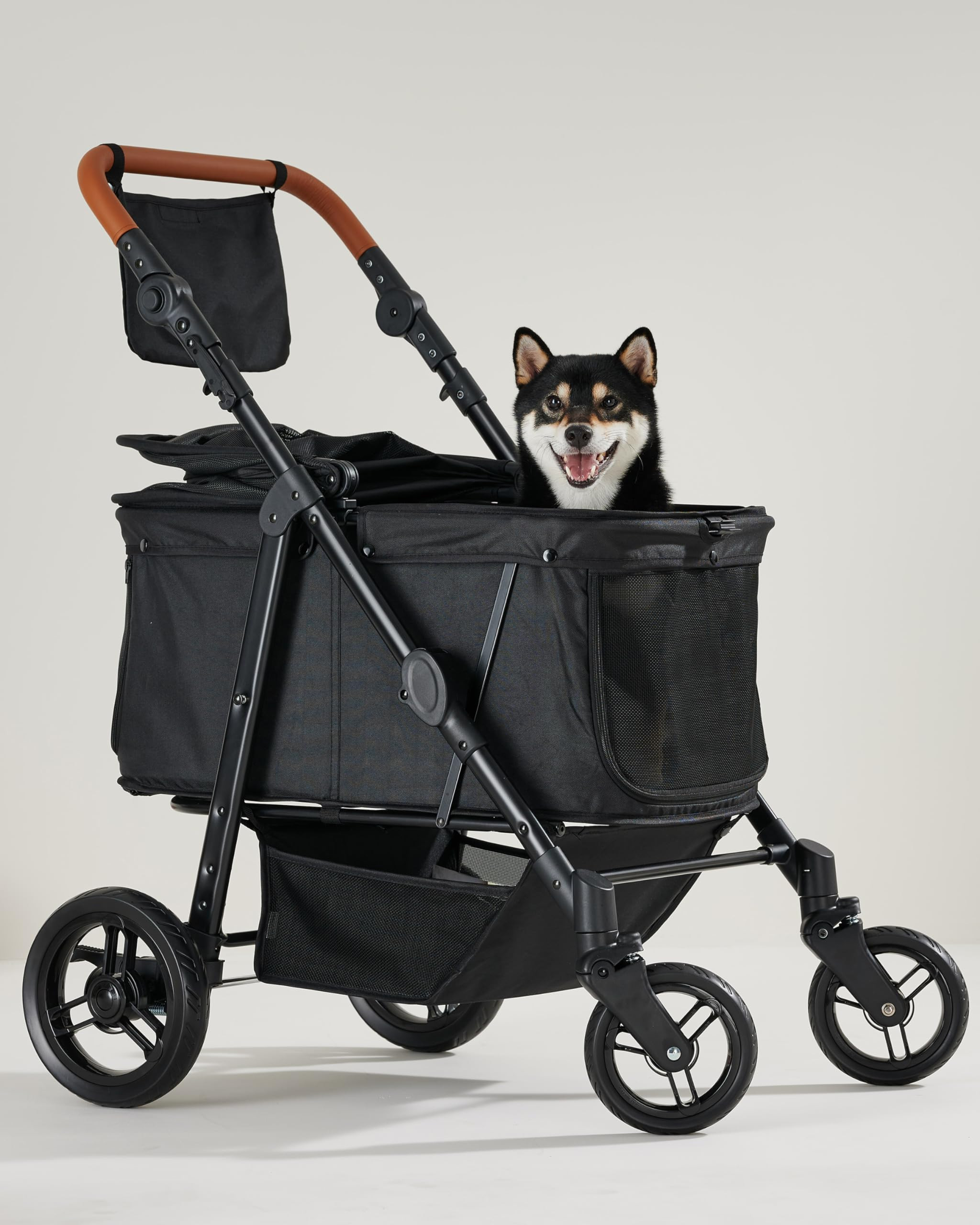 Medium Dog Stroller for Large Dogs, pet Stroller for Medium Dogs Up to 66lbs, All-Terrain with Ad... | Amazon (US)