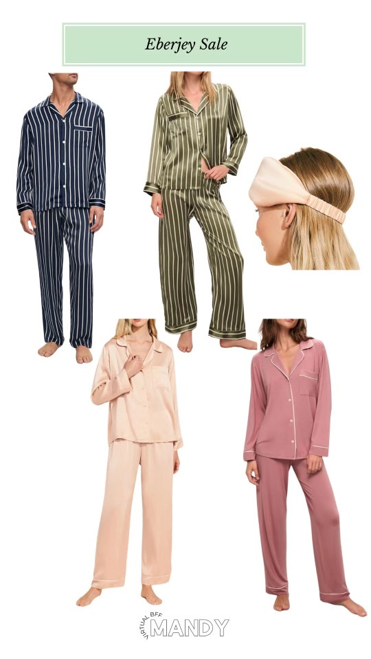 Love Eberjey pajamas!! 

Eberjey - pajamas - sleepwear - pajama set - PJ set - silk PJs - sleepshirt - eye mask

#LTKSaleAlert