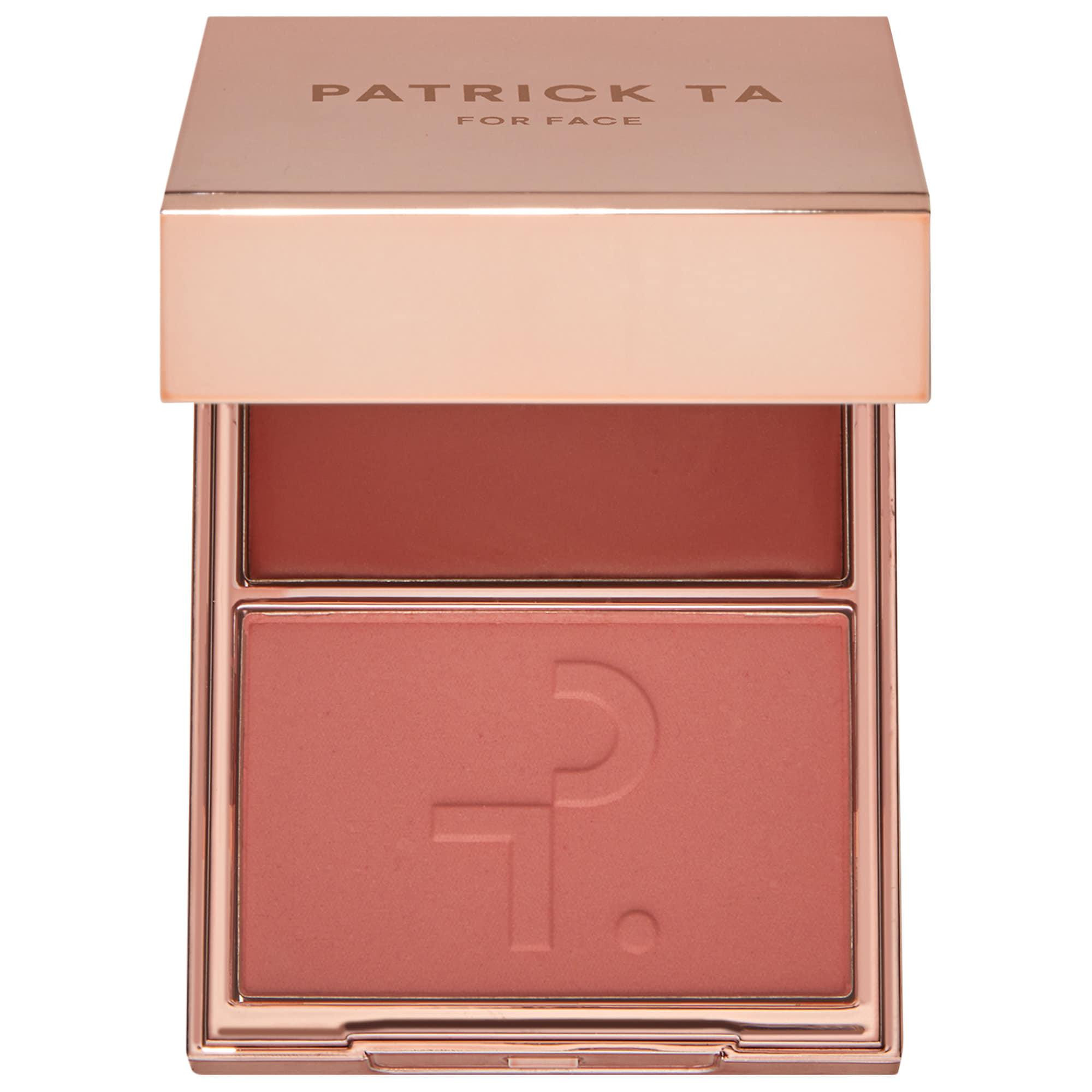 PATRICK TA Major Headlines Double-Take Crème & Powder Blush Duo She's Blushing 0.17 oz crème and 0.17 oz powder/5 g crème and 5 g powder | Sephora (US)