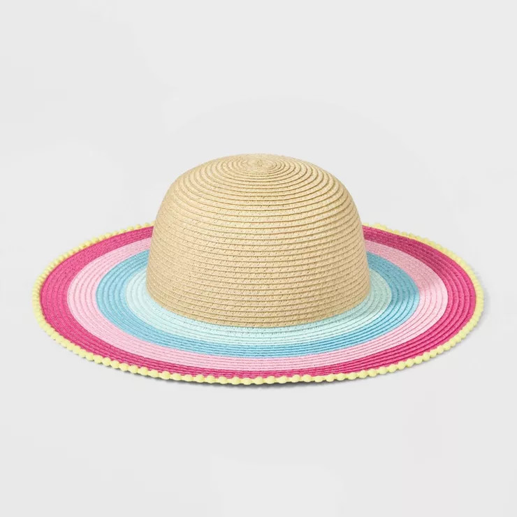Girls' Striped Floppy Hat - Cat & Jack™ | Target