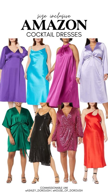 Size Inclusive Cocktail Dresses from Amazon

#LTKplussize #LTKSeasonal #LTKwedding