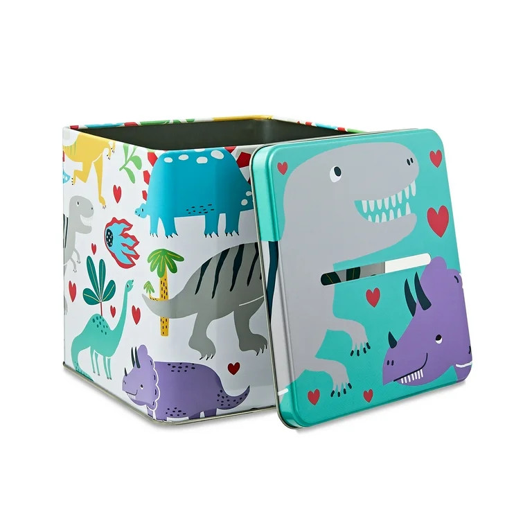 Valentine's Day Dinosaur Tin Mailbox, by Way To Celebrate | Walmart (US)