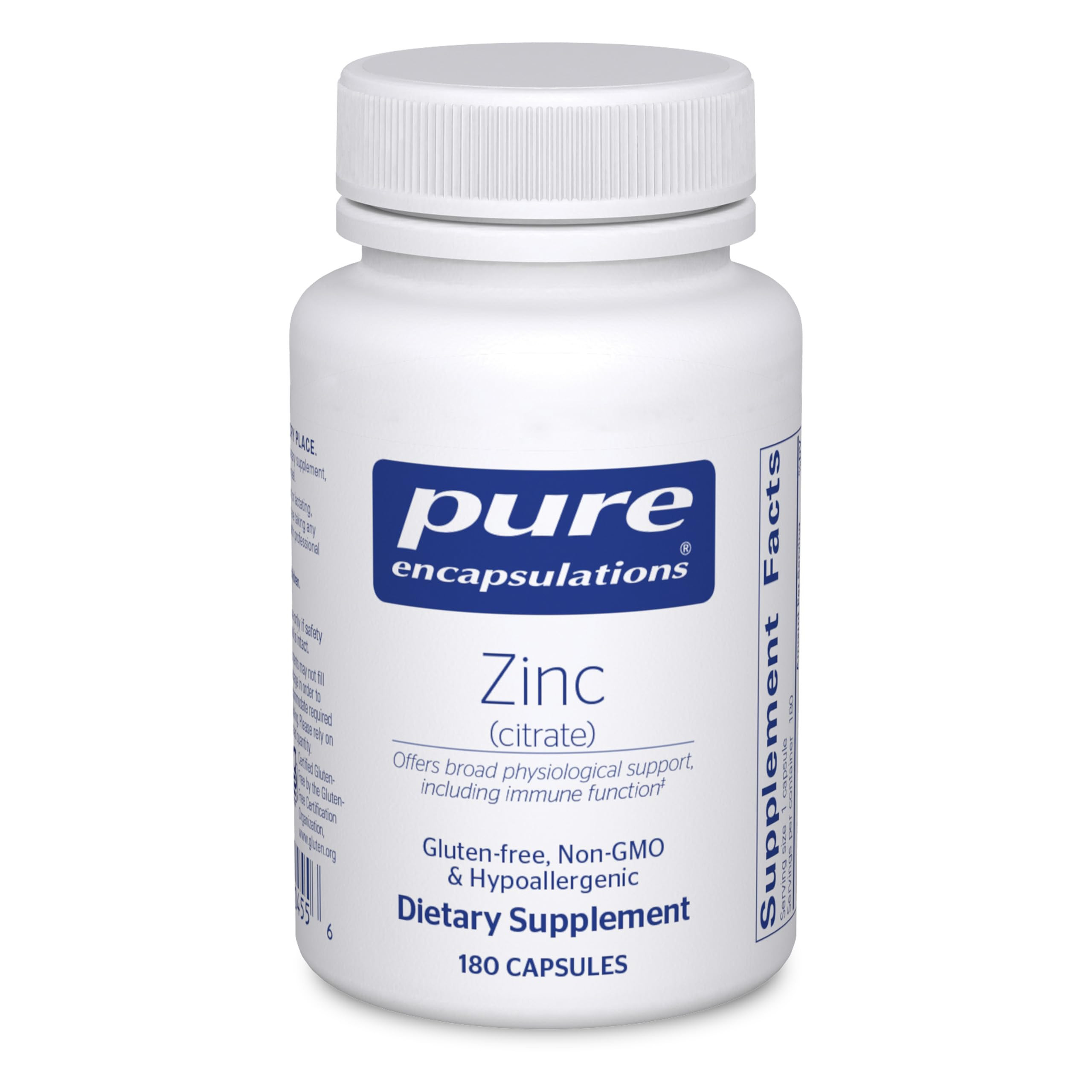 Pure Encapsulations Zinc (Citrate) - for Immune System, Tissue Development & Metabolism* - Minera... | Amazon (US)