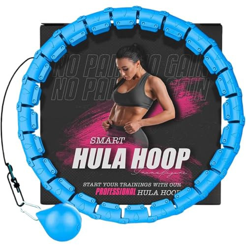 Active 100 Gewichteter Hula Hoop, Infinity Smart Hula Hoops mit 16 Knoten, 360 Grad Auto-Spinning Ballmassage, Infinity Hoop für Erwachsene, Fitnessgerät zur Gewichtsabnahme | Amazon (DE)