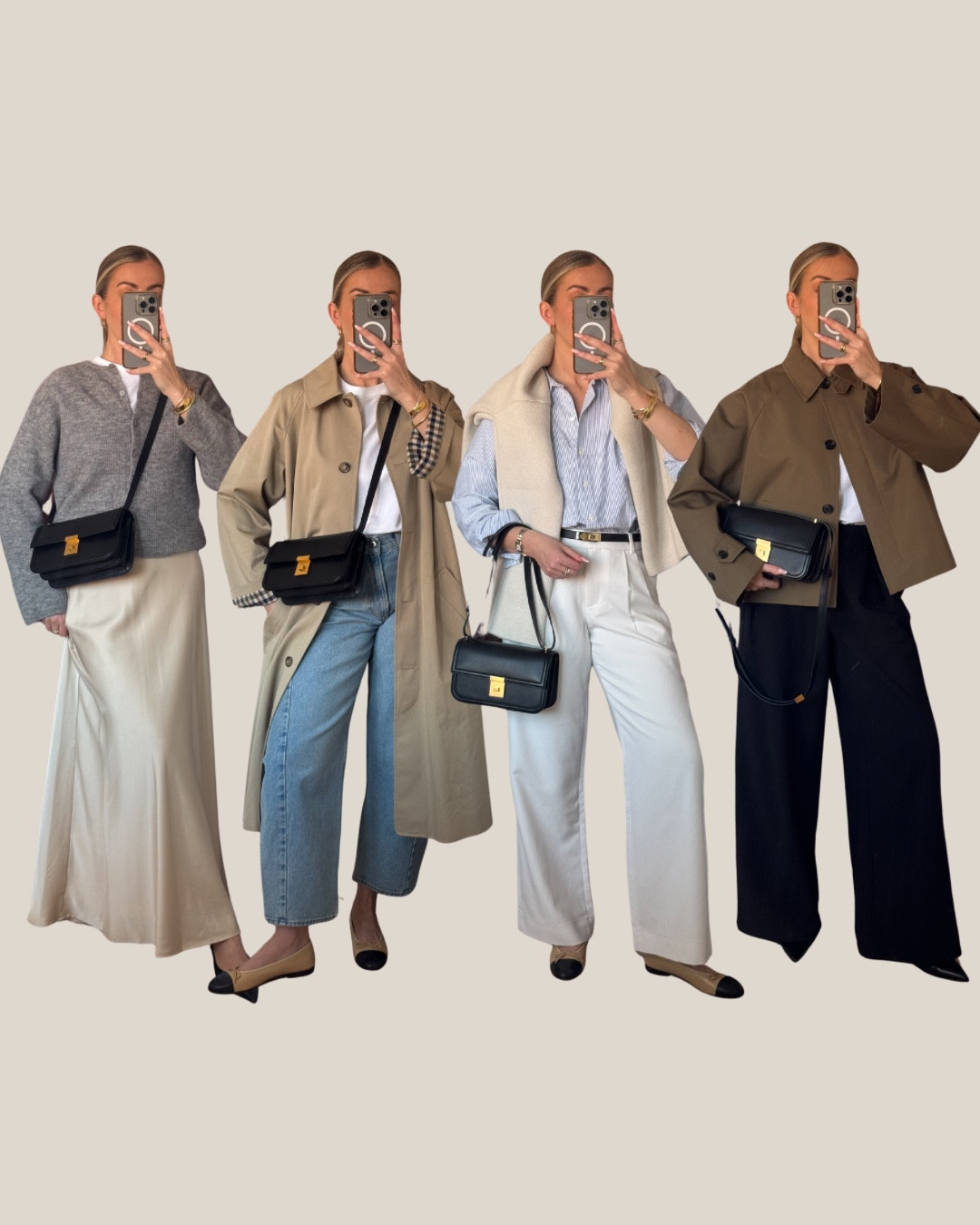 Spring capsule wardrobe look book 📌🤍 25 pieces styled into 25 outfits 👏🏻 

Capsule wardrobe, wardrobe essentials, styling tips, minimal outfits 

#LTKspring #LTKstyletip #LTKuk