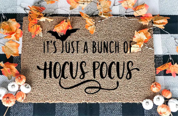 Hocus Pocus Doormat - Halloween Doormat - Fall Welcome Mat | Etsy (US)