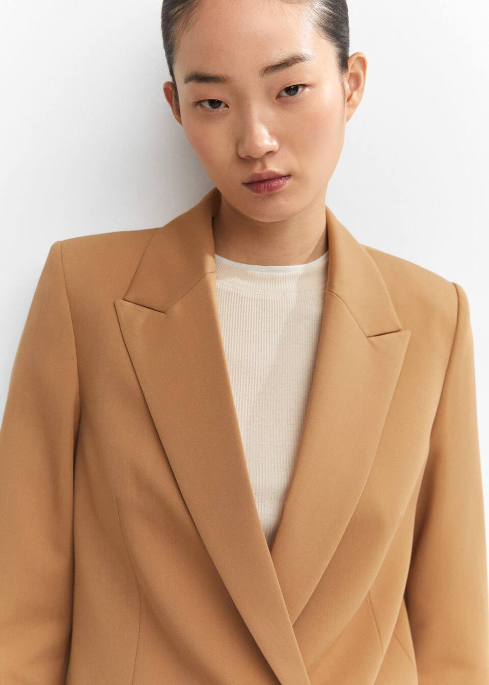 Veste de costume double boutonnage -  Femme | Mango France | MANGO (FR)