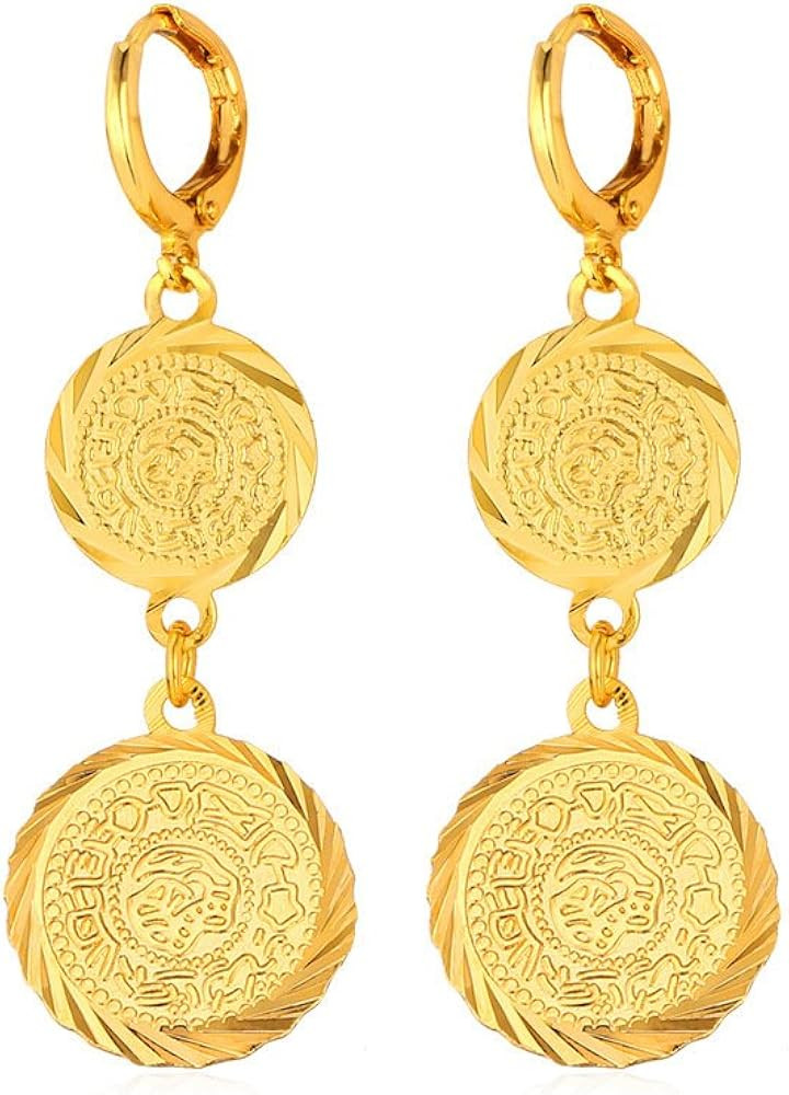 U7 Allah Necklace for Women/Men, 18K Gold Plated Square/Oval/Coin/Heart/Crescent Moon Islamic Pen... | Amazon (US)