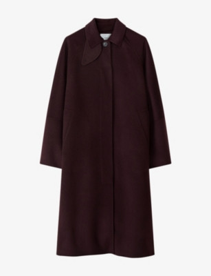 Joseph Womens Mahogany Dona Double-Faced Wool and Cashmere Coat 14 | Selfridges
