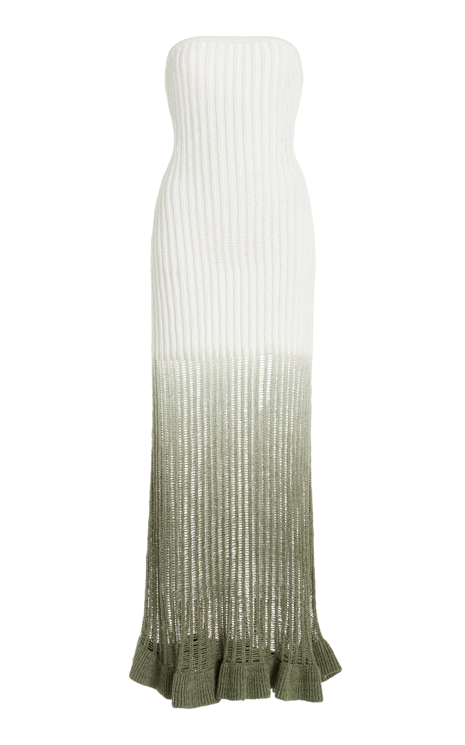 Exclusive Amaya Ribbed-Knit Cotton-Blend Maxi Dress | Moda Operandi (Global)