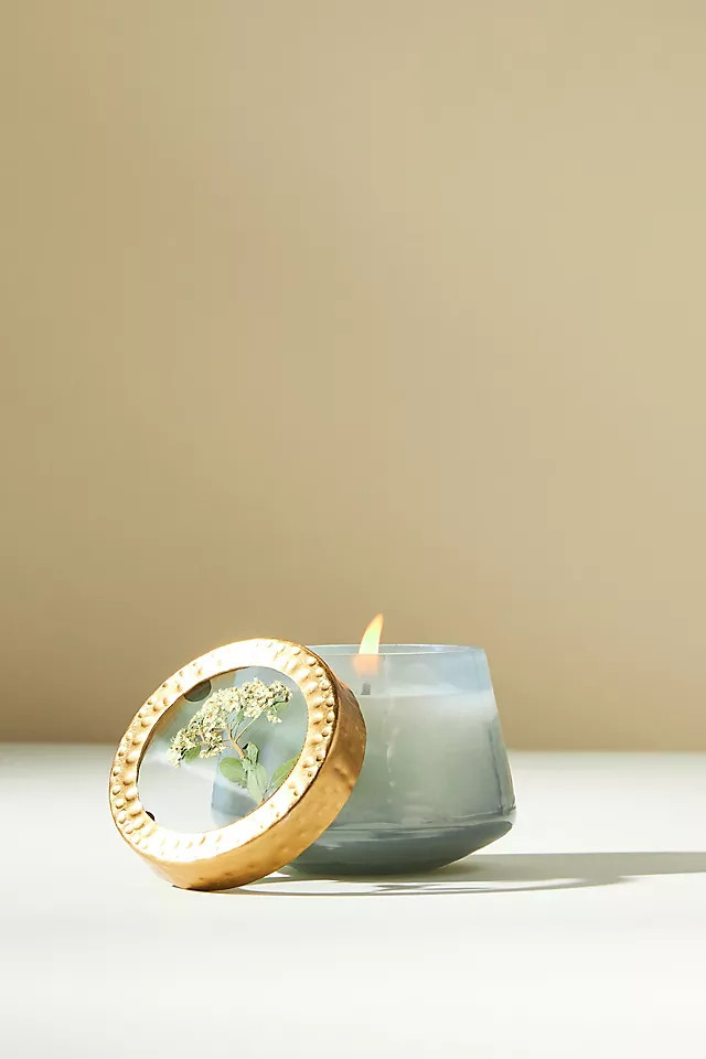 Floral Press Candle | Anthropologie (US)
