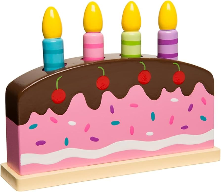 The Original Toy Company - Wood Pop Up Toy - Birthday Cake | Amazon (US)