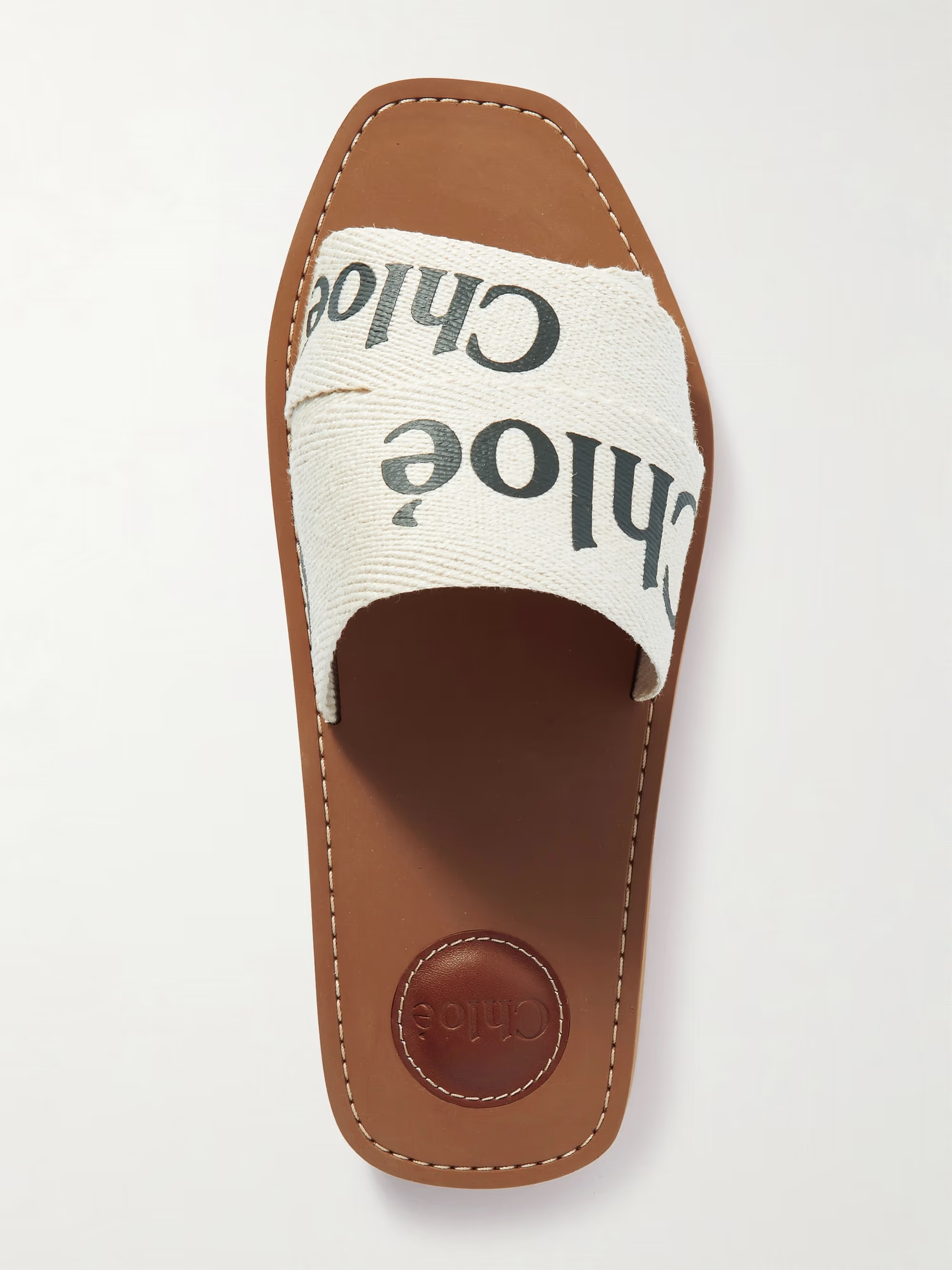 Woody logo-print canvas slides | NET-A-PORTER (UK & EU)