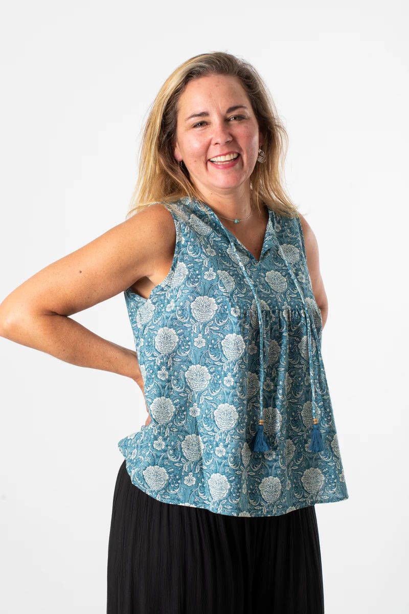 Provincial Printed Sleeveless Top | Mexicali Blues