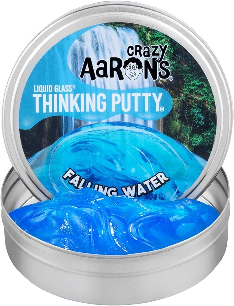 Crazy Aaron's Transparent Thinking Putty - 4" Falling Water Liquid Glass See Through Putty Tin - ... | Amazon (US)