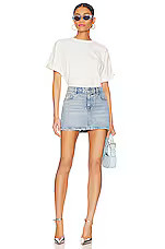 GRLFRND Niki Micro Mini Skirt in Riviera from Revolve.com | Revolve Clothing (Global)
