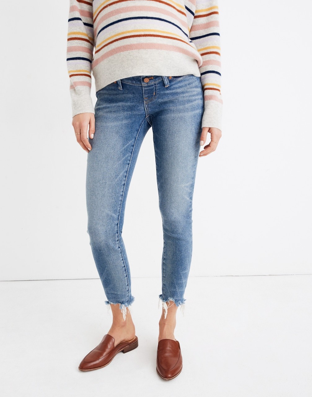 Maternity Skinny Jeans in Cordova Wash: Adjustable Edition | Madewell