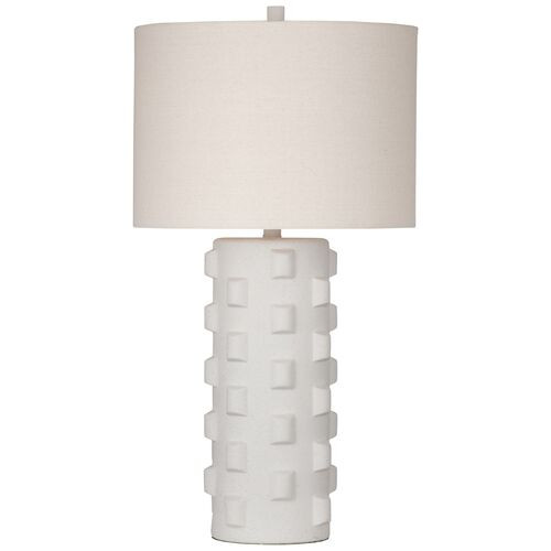 Dunmore Table Lamp, White | One Kings Lane