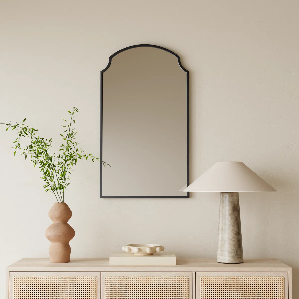 Keit Metal Arch Wall Mirror | Wayfair North America