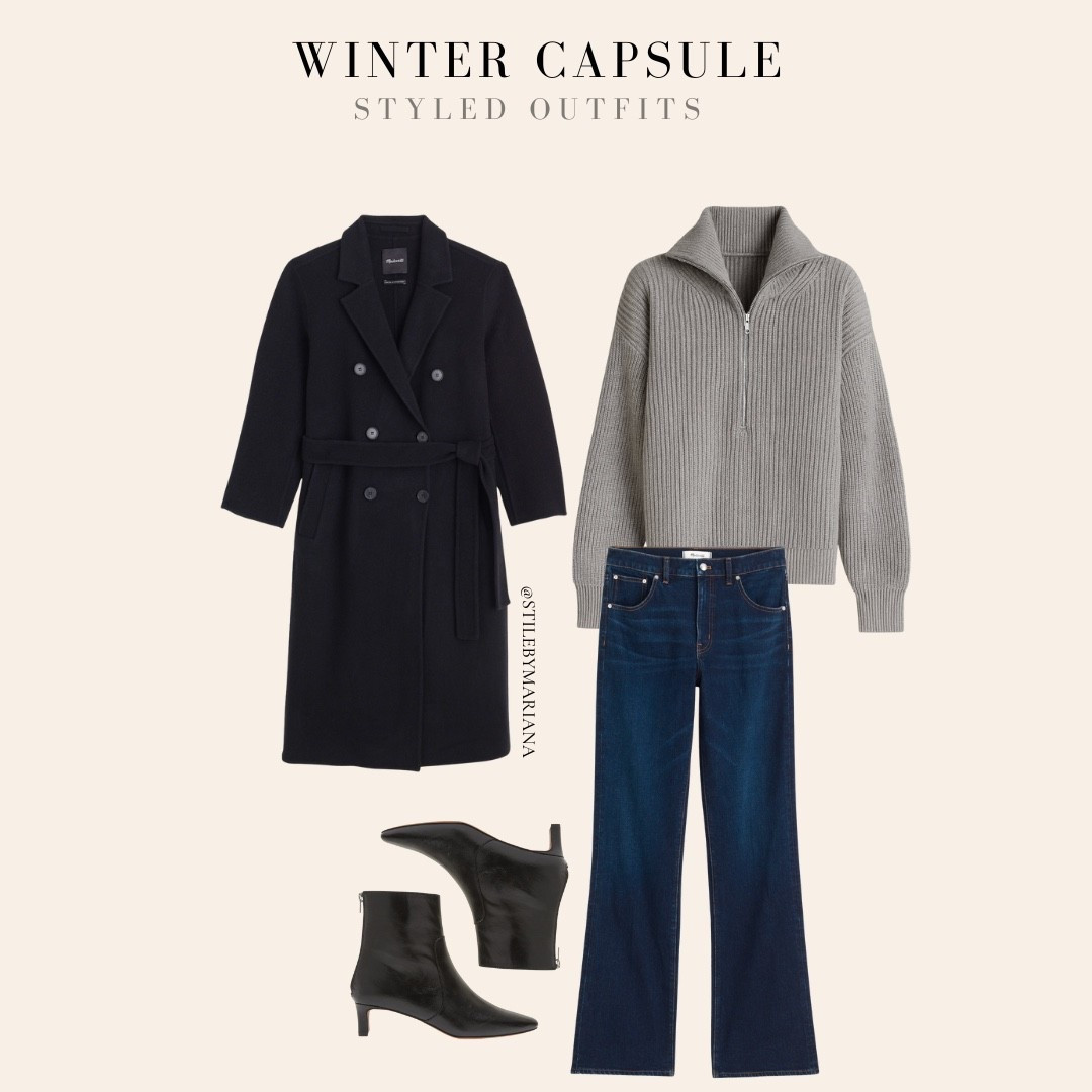 Winter capsule outfit with jeans
Sweater and coat

#LTKFindsUnder50 #LTKFindsUnder100 #LTKSeasonal