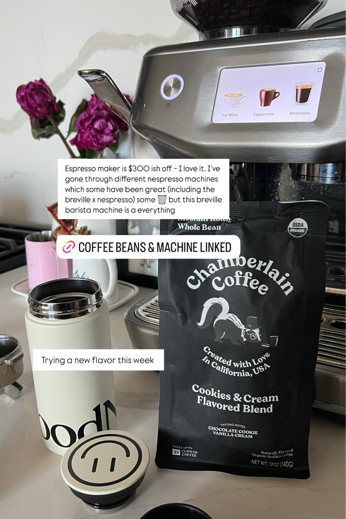 @chamberlaincoffee  Espresso maker is $300 ish off - I love it. I’ve gone through different nespresso machines which some have been great (including the breville x nespresso) some 🗑️ but this breville barista machine is a everything  Trying a new flavor this week  @breville @chamberlaincoffee

#LTKCyberWeek #LTKGiftGuide