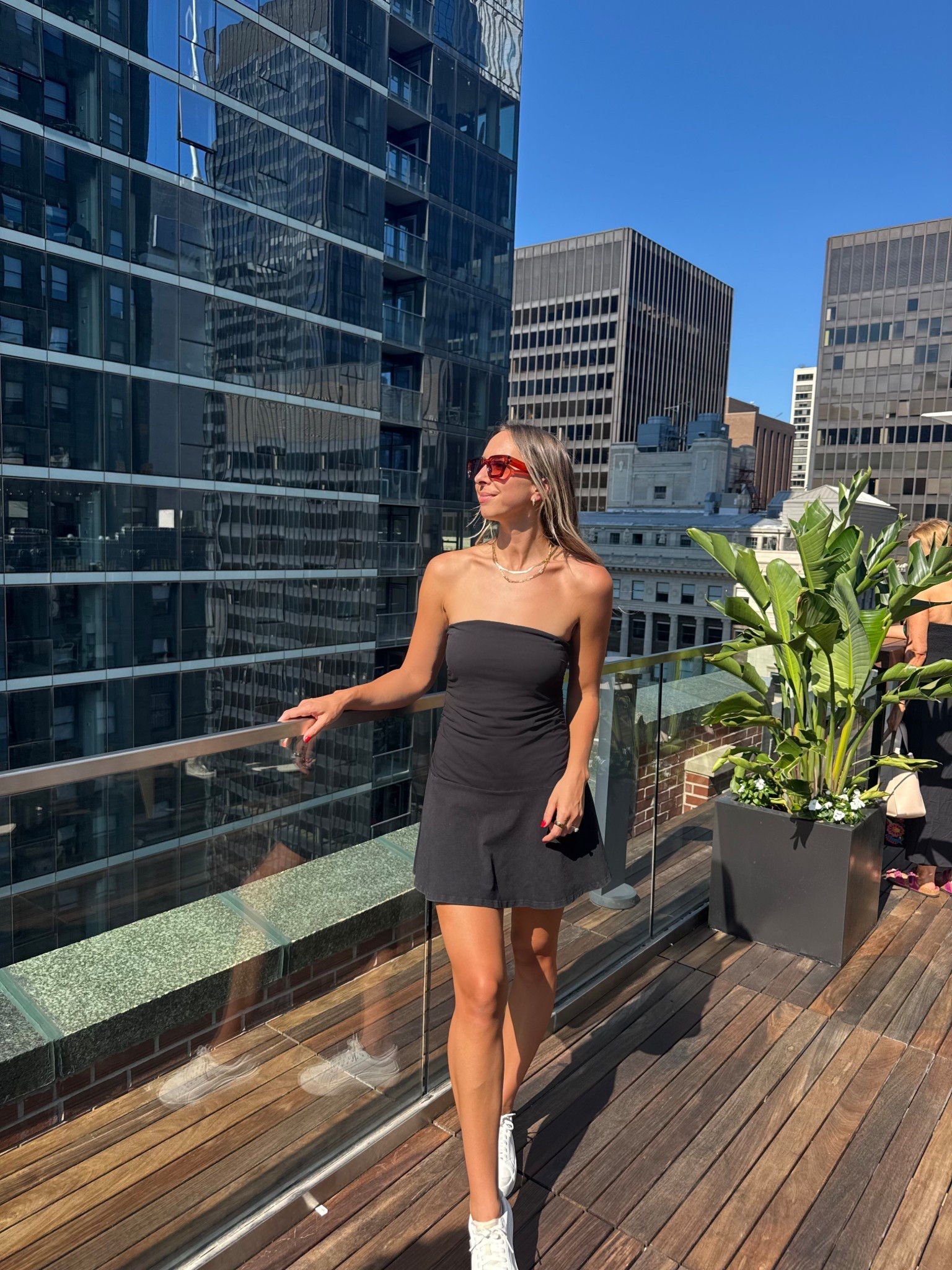 Perfect athletic dress for a day of walking around the city! & the best white tennis shoes for walking all day 

#LTKActive #LTKShoeCrush #LTKFindsUnder50