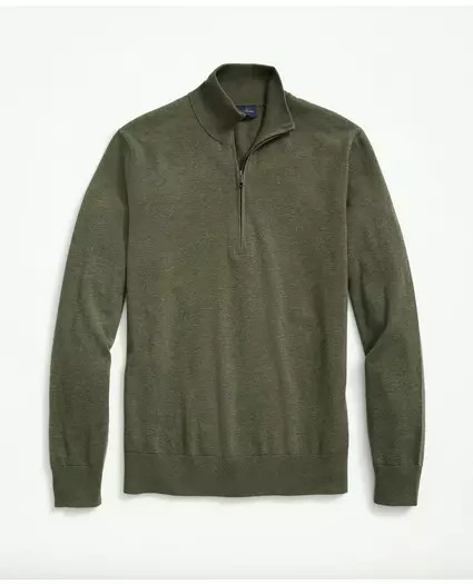 Supima® Cotton Half-Zip Sweater | Brooks Brothers