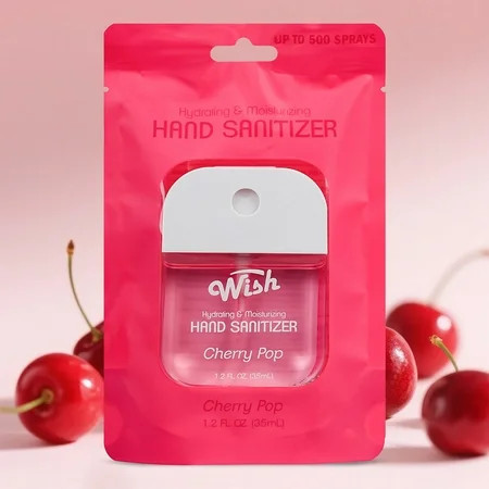 WISH Hand Sanitizer Spray - Portable 2oz/60ml - Essential Oil and Aromatherapy - Must-have for Travel - Portable - Moisturizing for Dry Skin - Skin-Friendly Fragrance - Travel Size | Walmart (US)